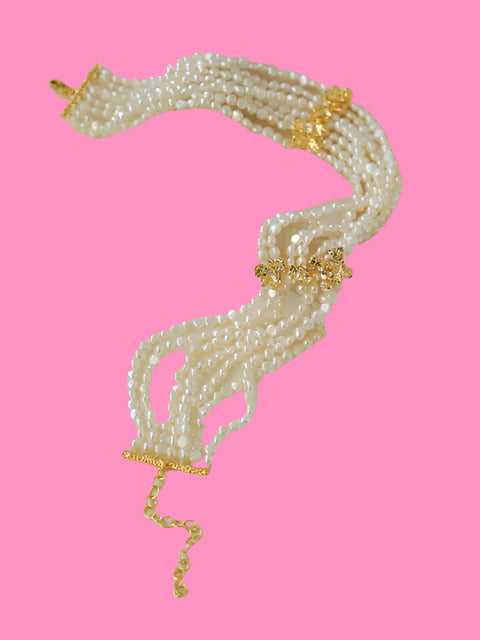 Vintage Freshwater Pearl Choker Necklace for Women – Timeless Elegance