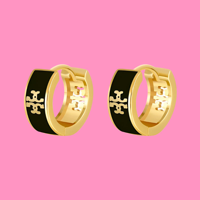 Designer Drip Oil Ear Buckle, Light Luxury, High Grade Earrings