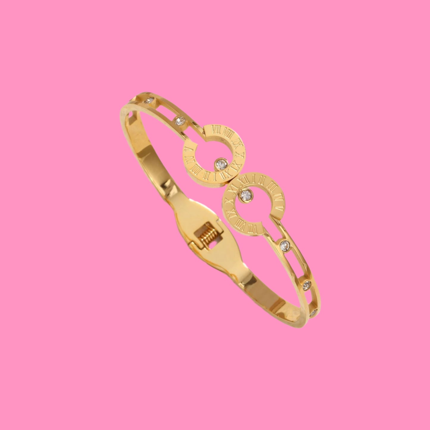 Jenna Stainless Steel Bangle