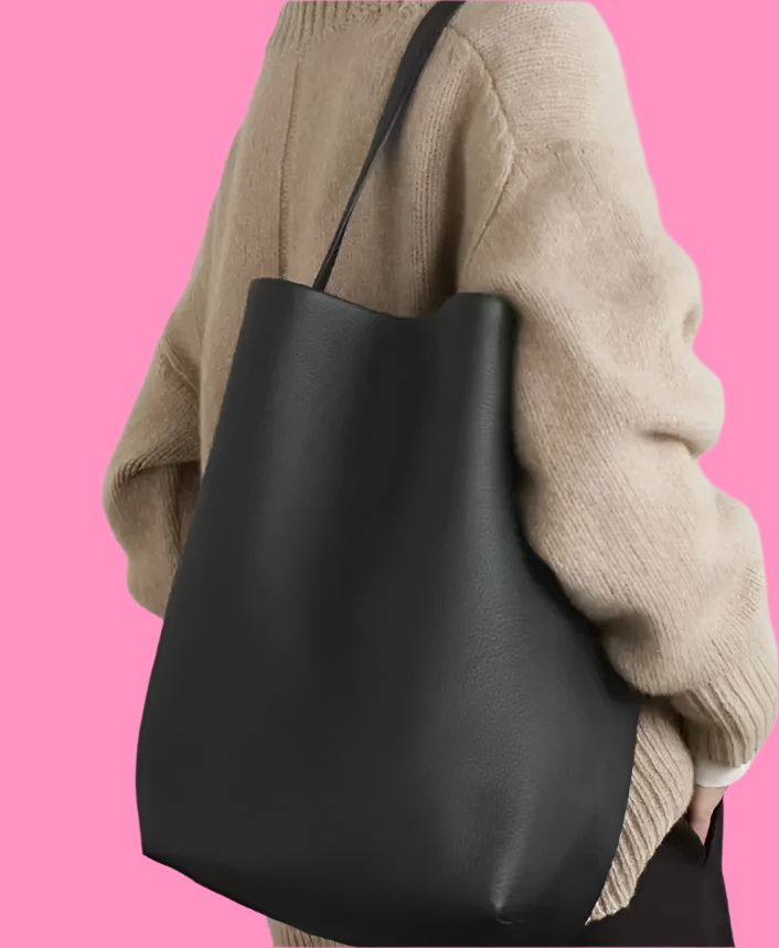 Small Park North/South Leather Tote