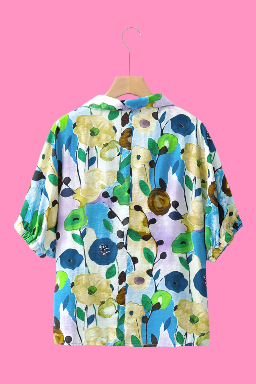 Floral Print Boho Blouse