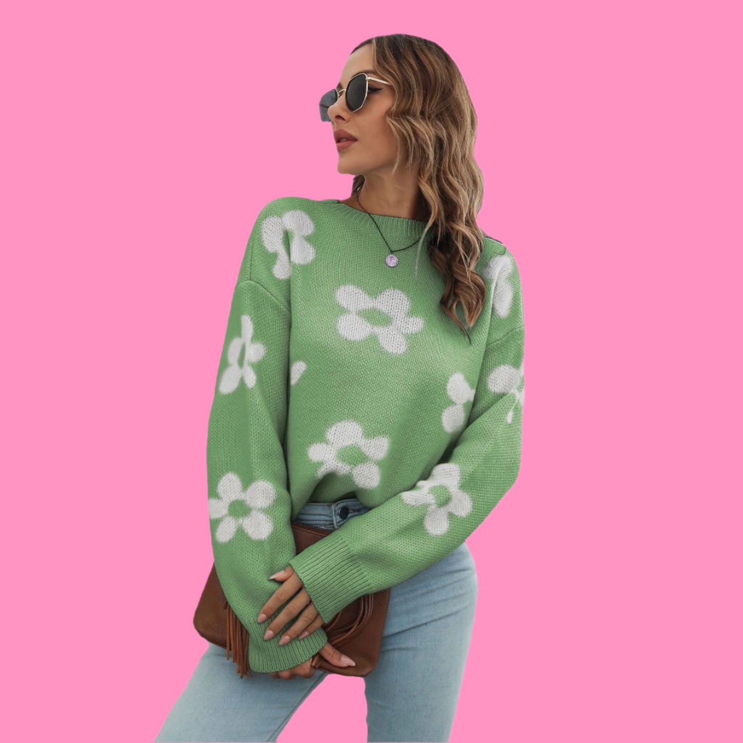 Paxton Flower Sweater