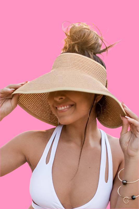 Foldable Wide Brim Bow Visor