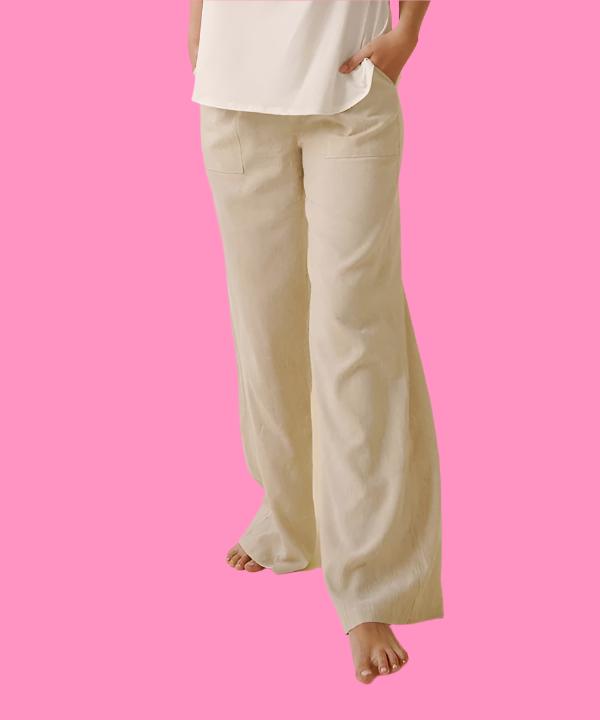 BAMBOO COTTON LINEN PANTS