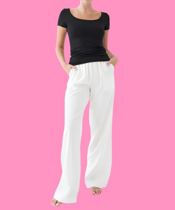 BAMBOO COTTON LINEN PANTS