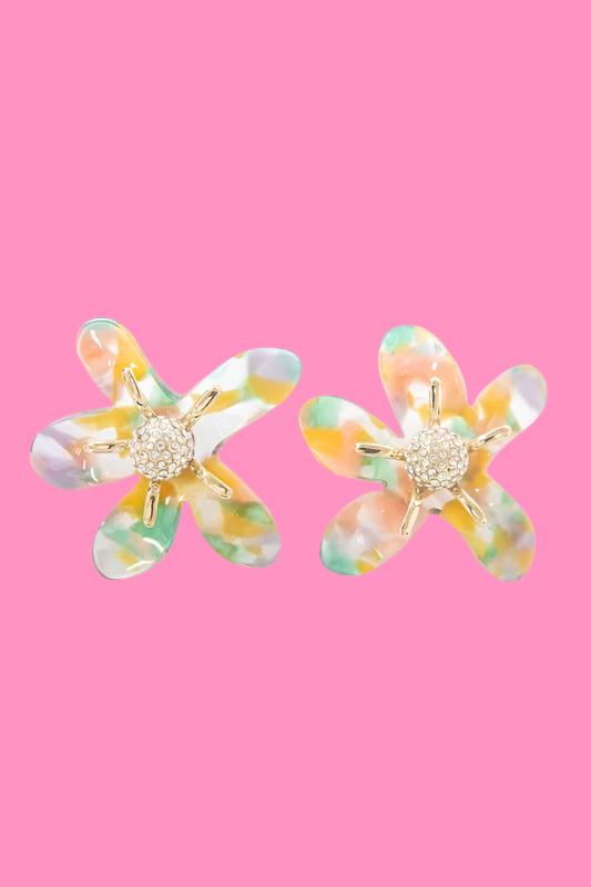 Flower Power Post Earrings