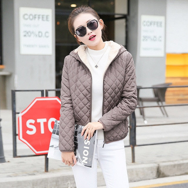 Hooded Cotton Winter Jacket