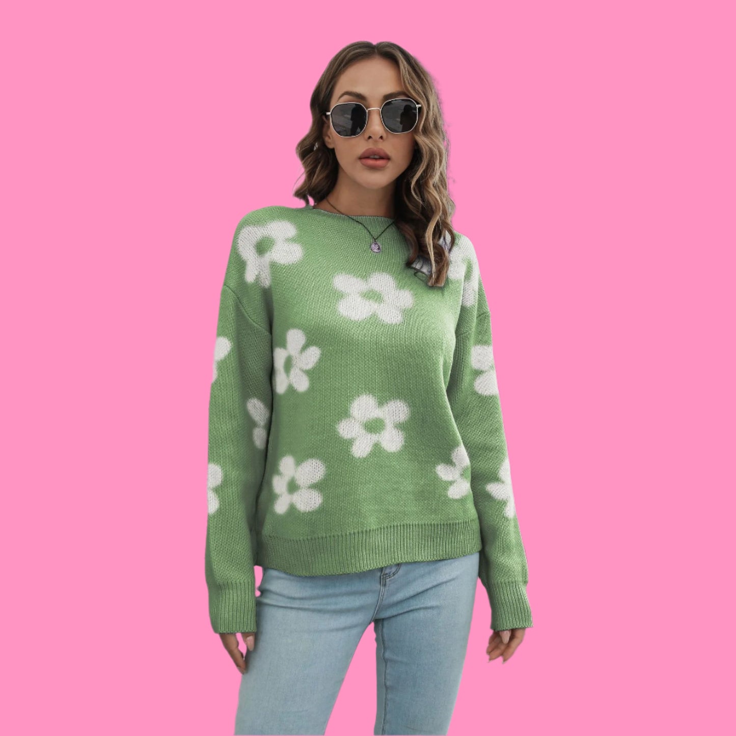 Paxton Flower Sweater