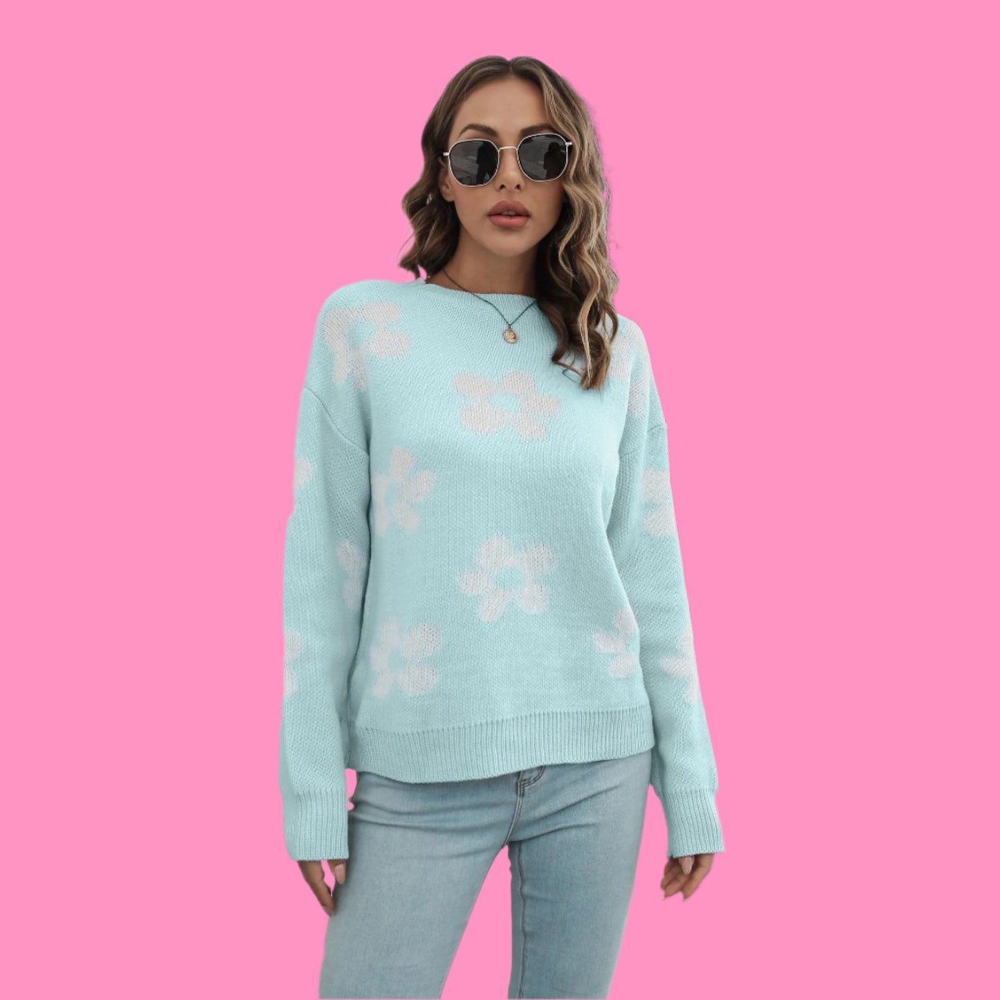 Paxton Flower Sweater