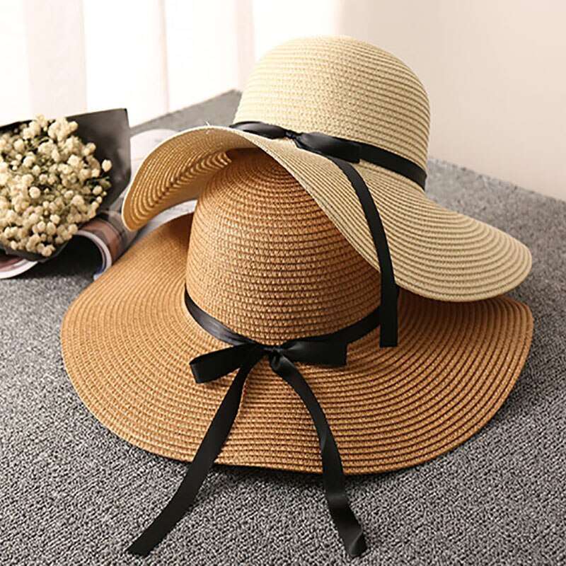 Summer Straw Hat Woman Beach Sun Hats