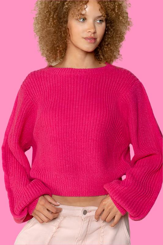 Oversized Round-Neck Sweater