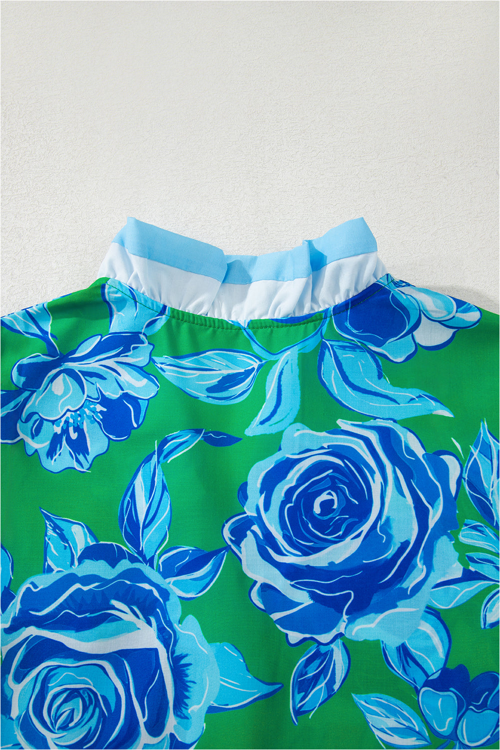 Floral Print Puff Sleeve Blouse