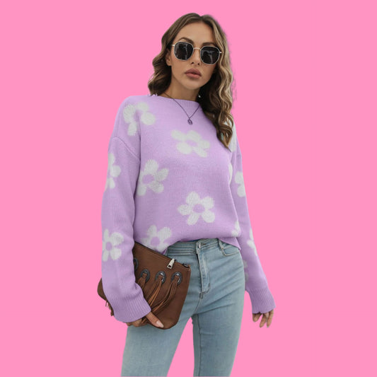 Paxton Flower Sweater