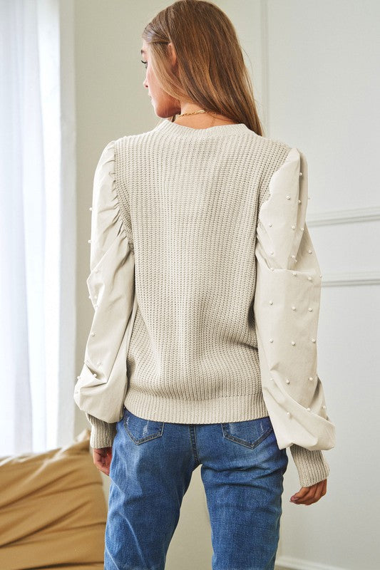 Pearl Embellishments Sweater