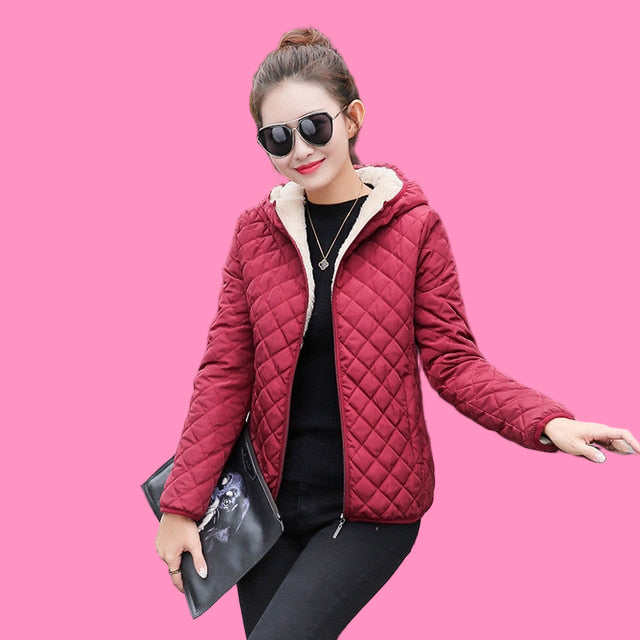 Hooded Cotton Winter Jacket