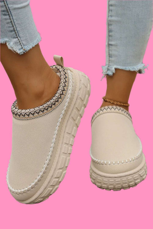 Plush Winter Clog Slippers