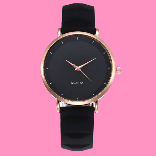 Ausyst Sleek Minimalist Fashion With Strap Dial Women's Quartz Watch