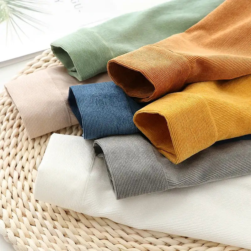 Loose Boyfriend Style Corduroy Shirt