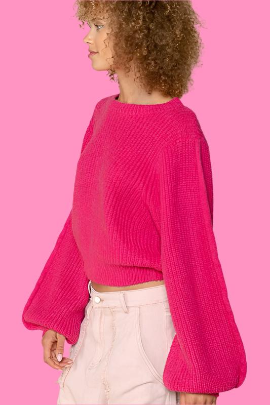 Oversized Round-Neck Sweater